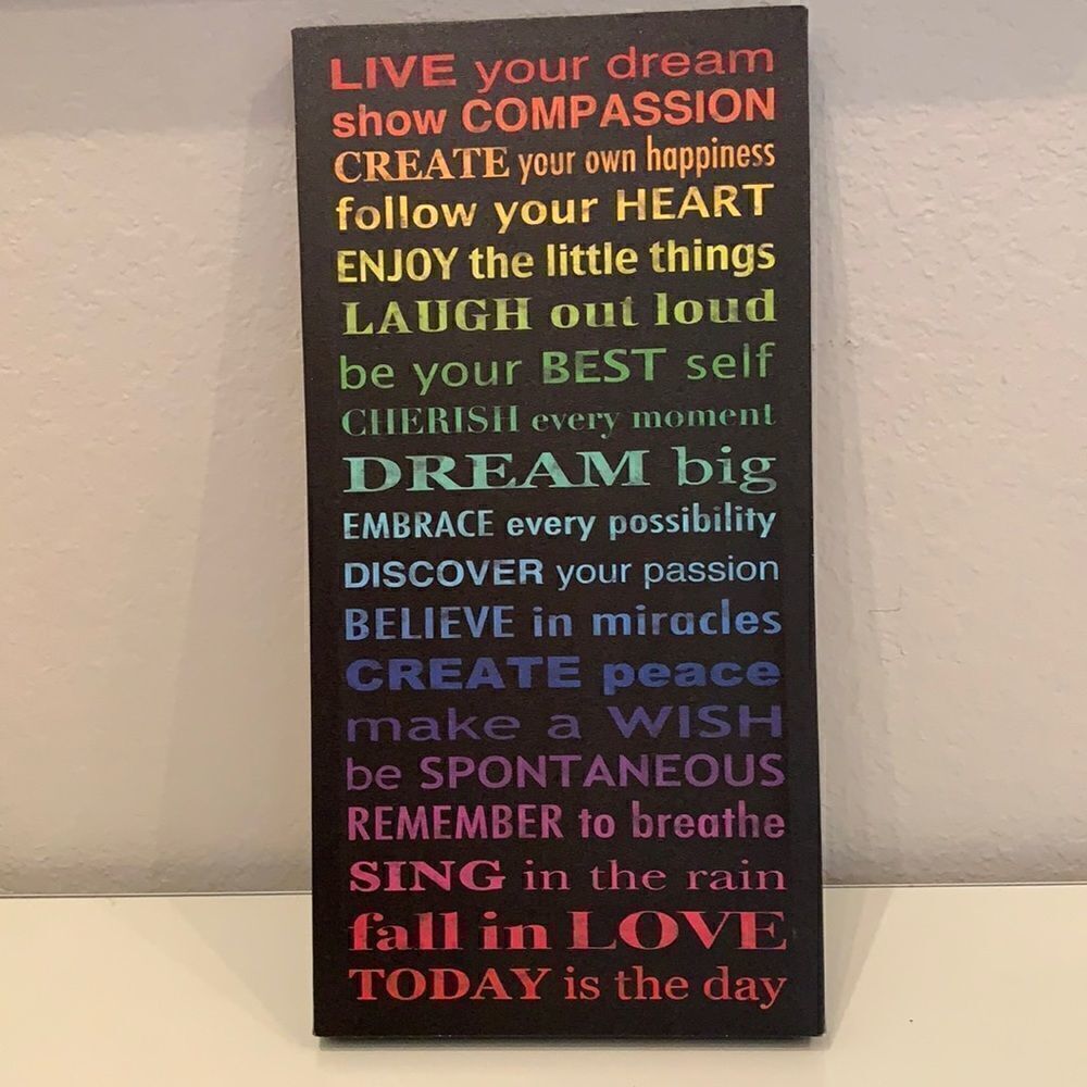 Inspirational Wall Hanging 